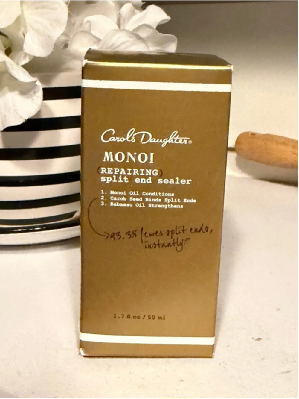 New CAROLS DAUGHTER MONOI REPAIRING SPLIT END SEALER 1.7 FL OZ